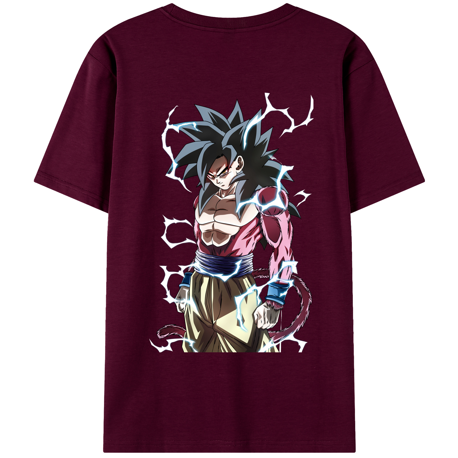 （画像用） ドラゴンボール 孫悟空（そん ごくう）Son Goku カカロット DRAGON BALL Kakarotto レディース半袖Tシャツ(バックプリント)